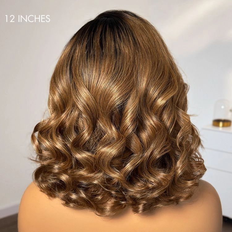 Weekly Special | Bouncy Blonde Light Weight Left C Part Loose Wave Glueless 5x5 Closure Lace Wig Breathable Cap