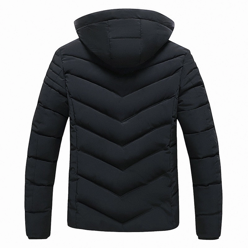 West Louis™ Brand Outwear Windproof Warm Coat