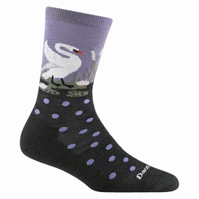 Women's Wild Life Crew Lightweight Lifestyle Charcoal