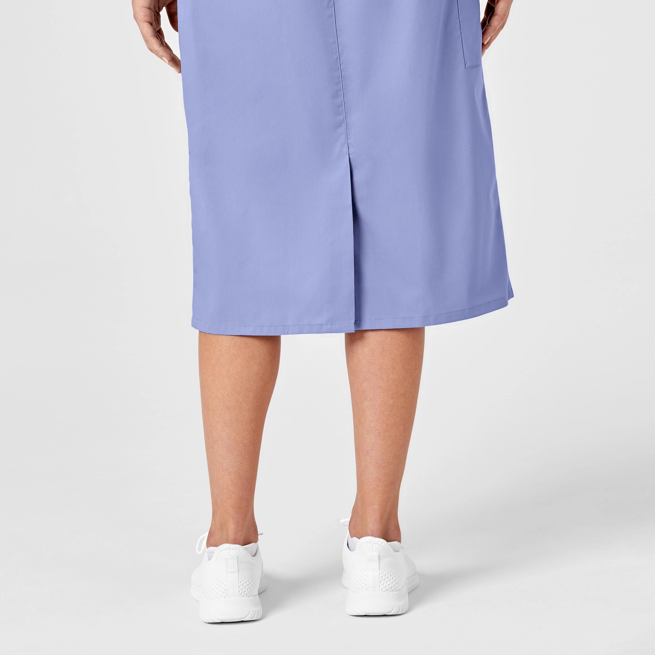 WonderWORK Women's Pull On Cargo Scrub Skirt - Ceil Blue