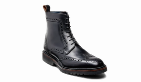 Woodbury - Black Waxy Calf