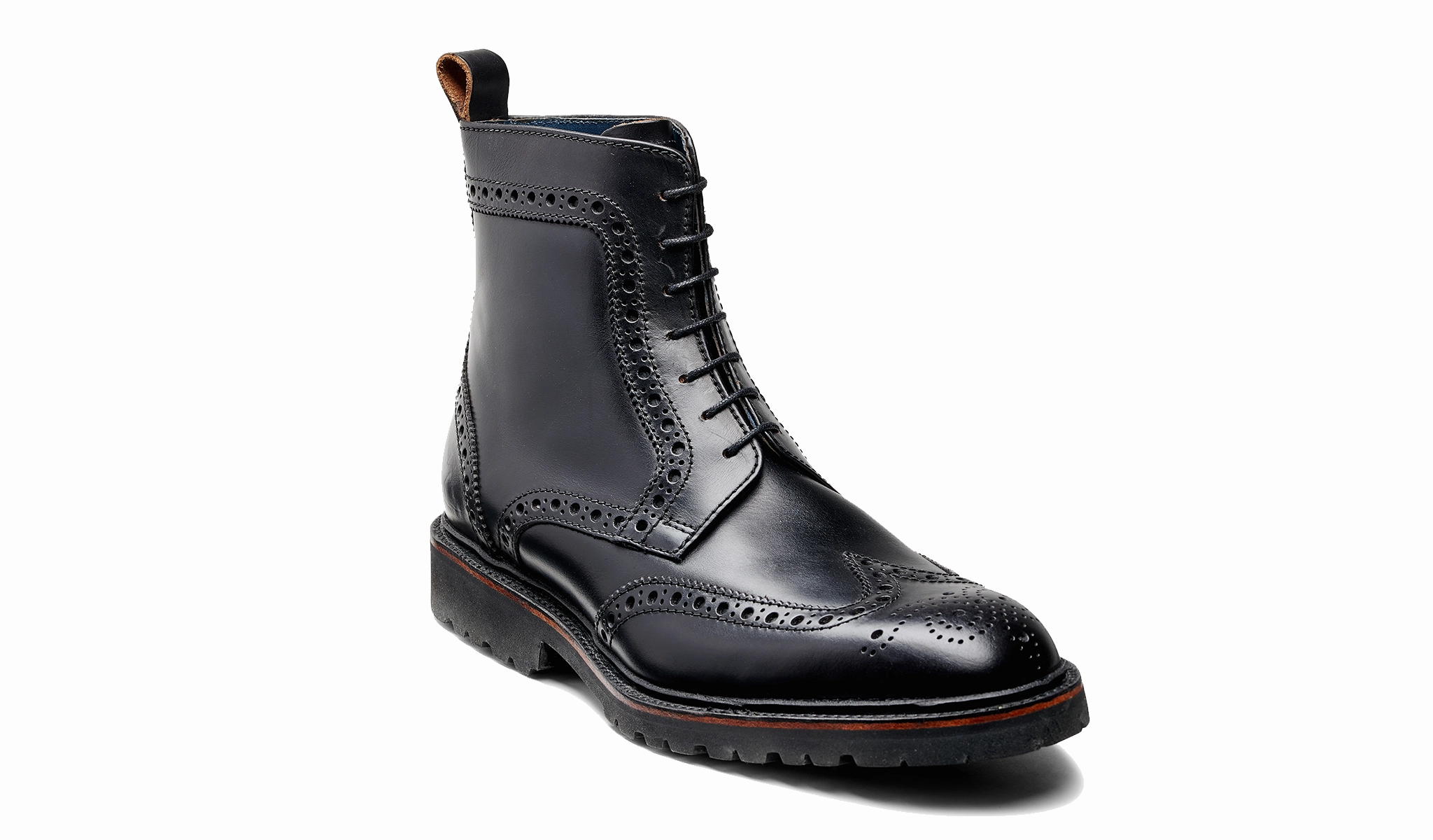 Woodbury - Black Waxy Calf