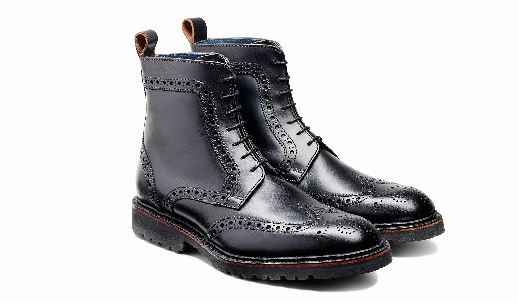 Woodbury - Black Waxy Calf